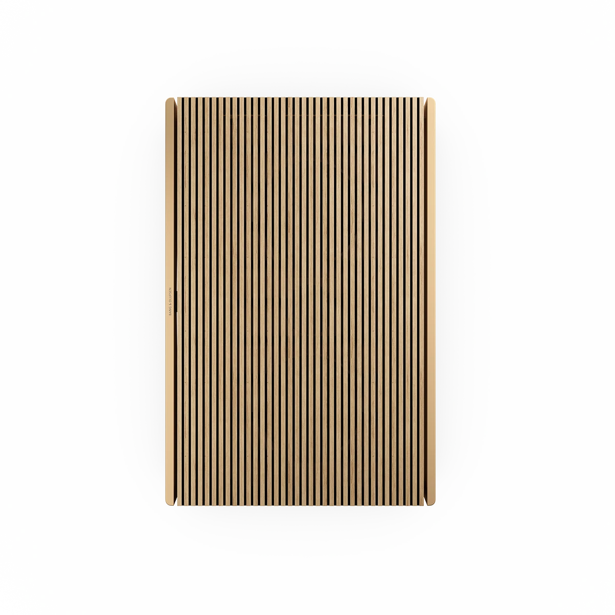 Beosound Level speaker front in Gold Tone